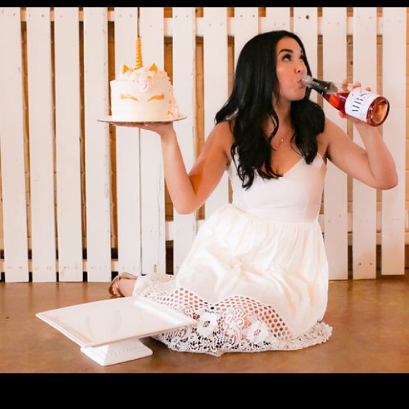 French connection lace mid length dress w/pockets - Picture 2 of 7